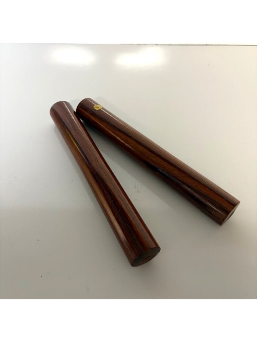 Handcrafted Latin Wood Claves Percussion Instrument 8 Inches Made in Mexico